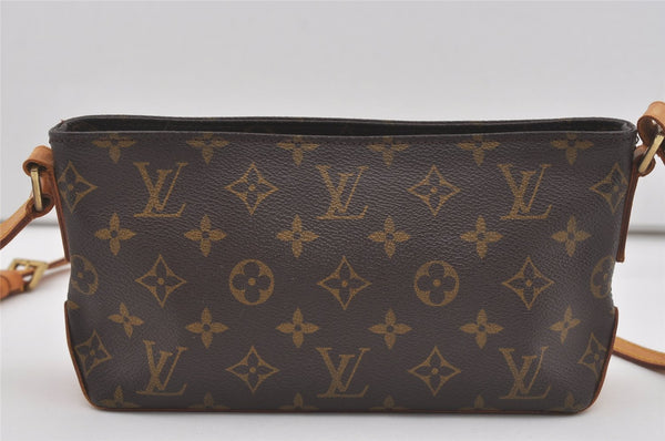 Authentic Louis Vuitton Monogram Trotteur Shoulder Cross Bag M51240 LV 4300I