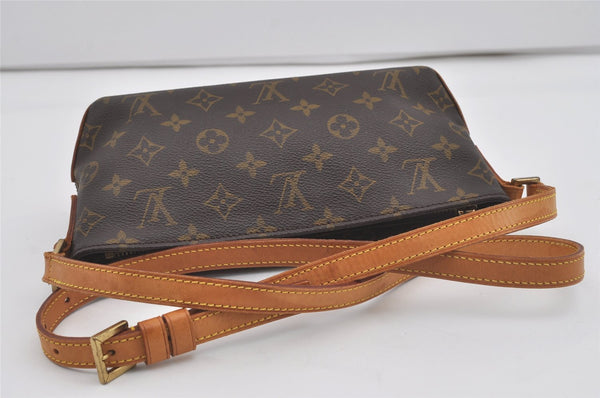 Authentic Louis Vuitton Monogram Trotteur Shoulder Cross Bag M51240 LV 4300I