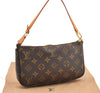 Authentic Louis Vuitton Monogram Pochette Accessoires Pouch M51980 LV 4301F
