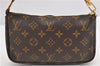 Authentic Louis Vuitton Monogram Pochette Accessoires Pouch M51980 LV 4301F