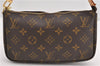 Authentic Louis Vuitton Monogram Pochette Accessoires Pouch M51980 LV 4301F