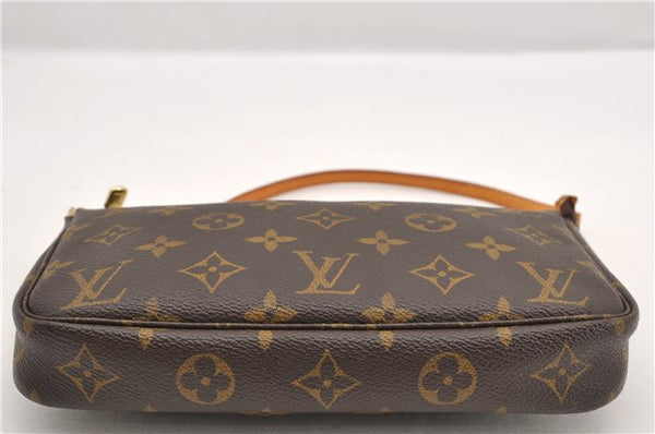 Authentic Louis Vuitton Monogram Pochette Accessoires Pouch M51980 LV 4301F
