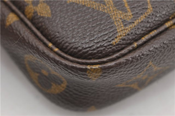 Authentic Louis Vuitton Monogram Pochette Accessoires Pouch M51980 LV 4301F