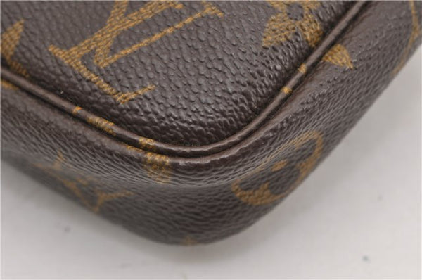 Authentic Louis Vuitton Monogram Pochette Accessoires Pouch M51980 LV 4301F