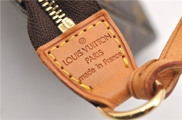 Authentic Louis Vuitton Monogram Pochette Accessoires Pouch M51980 LV 4301F