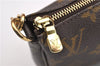 Authentic Louis Vuitton Monogram Pochette Accessoires Pouch M51980 LV 4301F