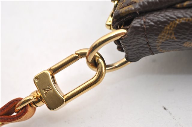 Authentic Louis Vuitton Monogram Pochette Accessoires Pouch M51980 LV 4301F