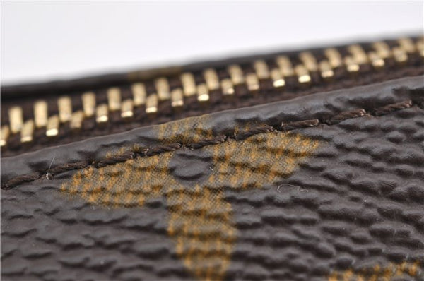 Authentic Louis Vuitton Monogram Pochette Accessoires Pouch M51980 LV 4301F