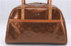 Authentic Louis Vuitton Vernis Tompkins Square Hand Bag Brown M91103 LV 4302D