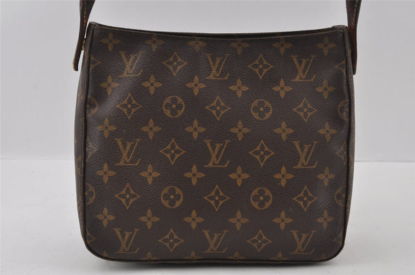 Authentic Louis Vuitton Monogram Looping MM Shoulder Bag M51146 LV Junk 4303I