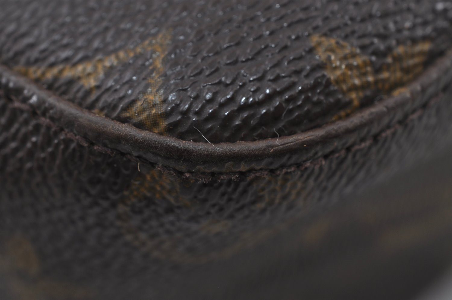 Authentic Louis Vuitton Monogram Looping MM Shoulder Bag M51146 LV Junk 4303I