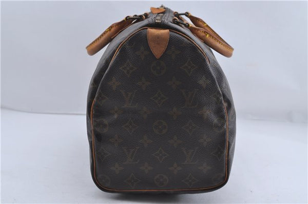 Authentic Louis Vuitton Monogram Speedy 35 Hand Boston Bag M41524 LV 4304D