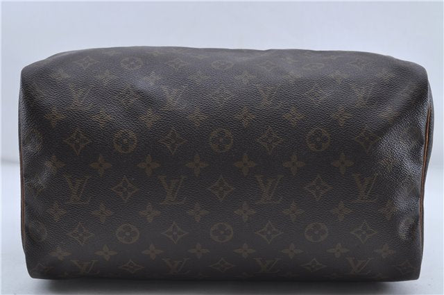 Authentic Louis Vuitton Monogram Speedy 35 Hand Boston Bag M41524 LV 4304D