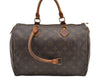 Authentic Louis Vuitton Monogram Speedy 30 Hand Boston Bag M41526 LV Junk 4304I