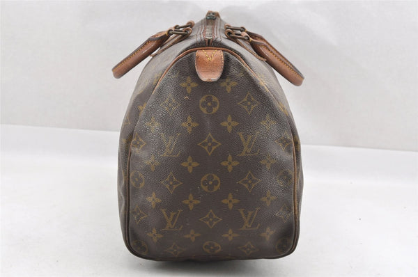 Authentic Louis Vuitton Monogram Speedy 35 Hand Boston Bag Old Model LV 4305I