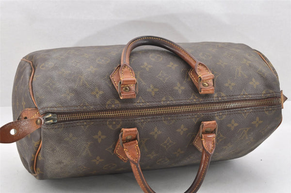 Authentic Louis Vuitton Monogram Speedy 35 Hand Boston Bag Old Model LV 4305I