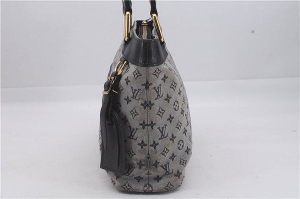 Authentic Louis Vuitton Monogram Mini Lucille PM Hand Bag Blue M92676 LV 4306D