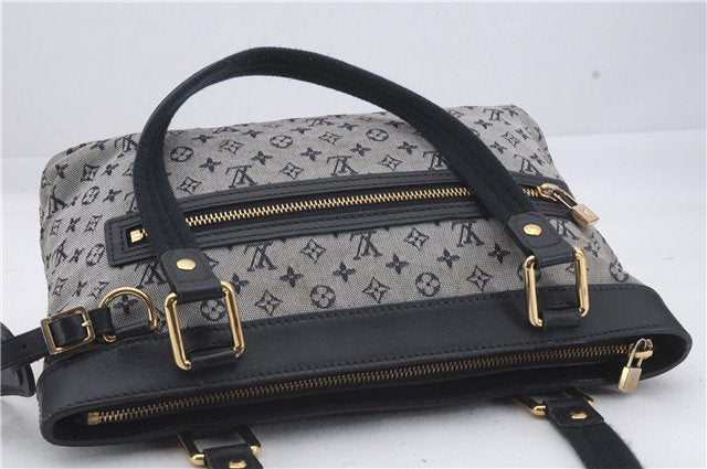 Authentic Louis Vuitton Monogram Mini Lucille PM Hand Bag Blue M92676 LV 4306D