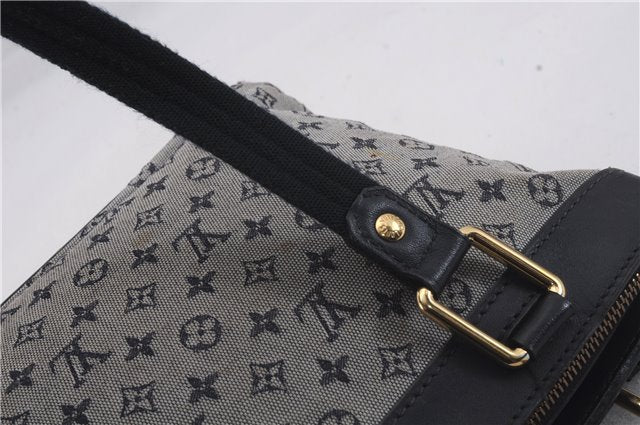 Authentic Louis Vuitton Monogram Mini Lucille PM Hand Bag Blue M92676 LV 4306D