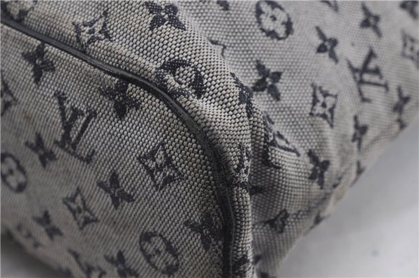 Authentic Louis Vuitton Monogram Mini Lucille PM Hand Bag Blue M92676 LV 4306D