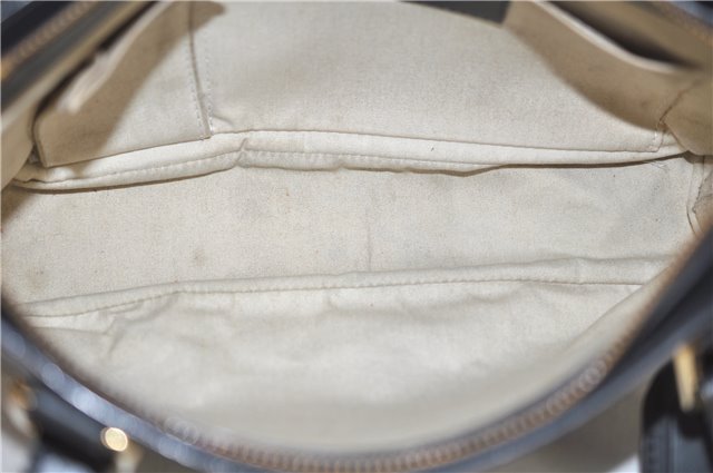 Authentic Louis Vuitton Monogram Mini Lucille PM Hand Bag Blue M92676 LV 4306D