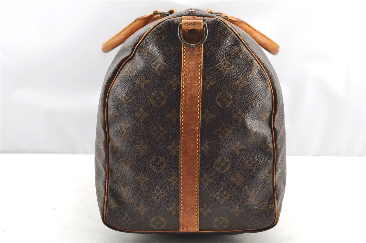 Authentic Louis Vuitton Monogram Keepall Bandouliere 50 M41416 Boston Bag 4306I