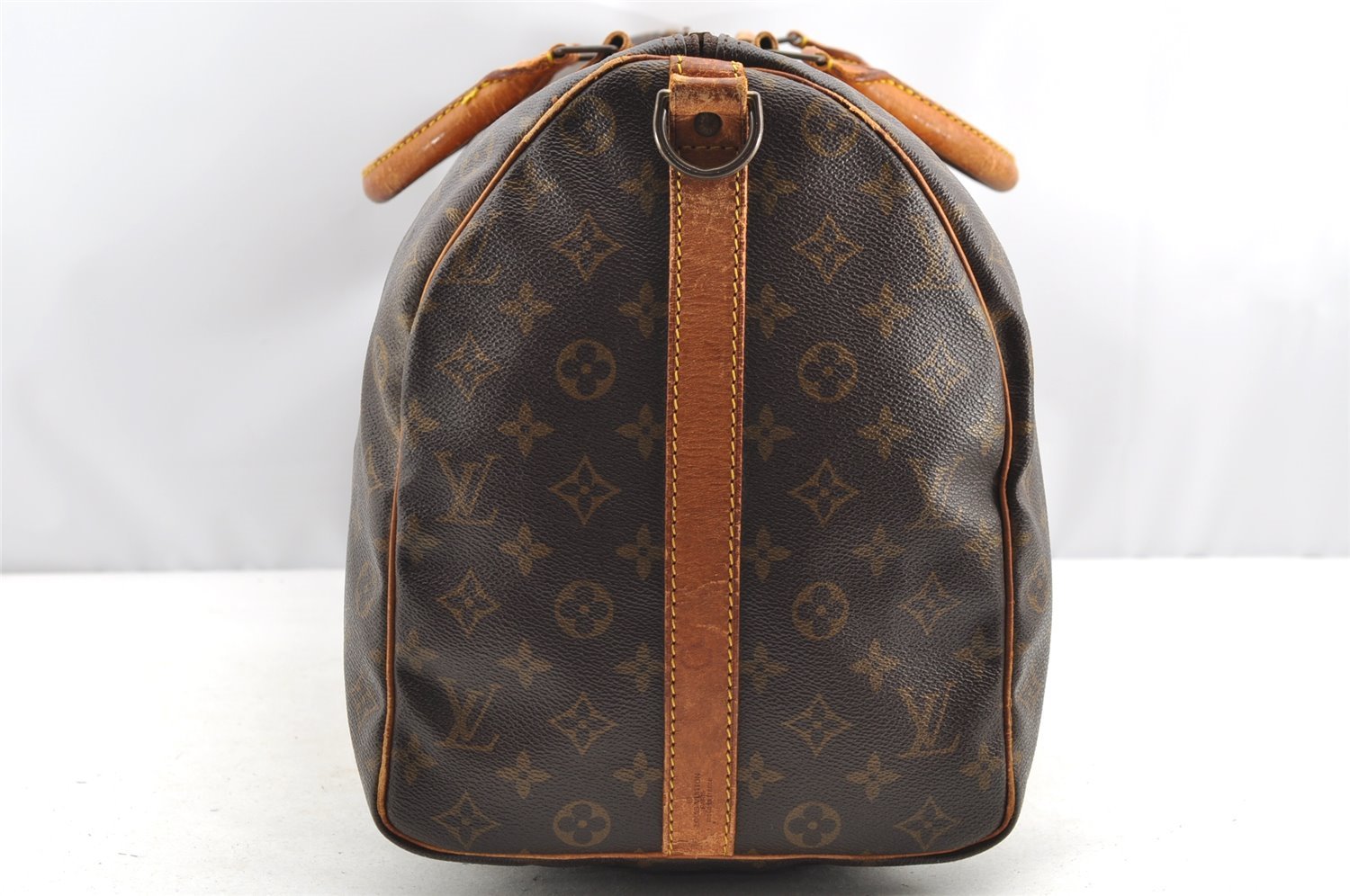 Authentic Louis Vuitton Monogram Keepall Bandouliere 50 M41416 Boston Bag 4306I