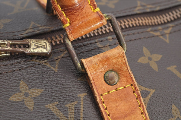 Authentic Louis Vuitton Monogram Keepall Bandouliere 50 M41416 Boston Bag 4306I