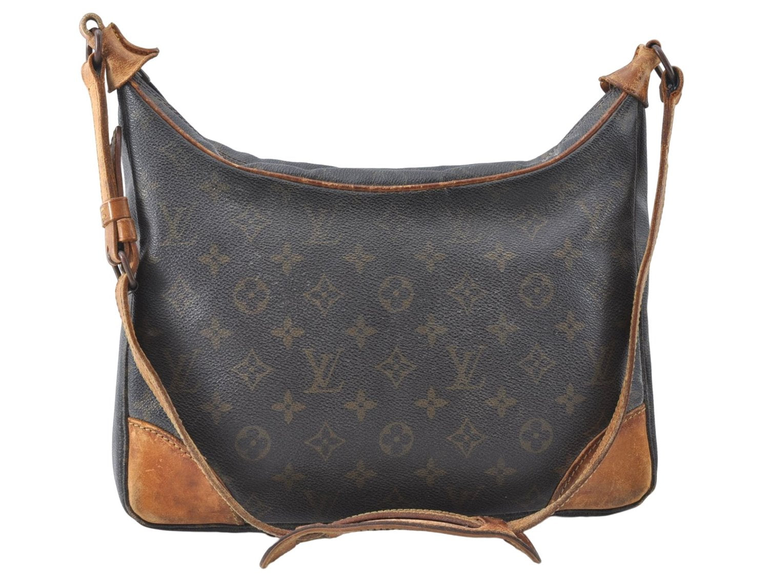 Auth Louis Vuitton Monogram Boulogne 30 Shoulder Cross Bag M52165 LV Junk 4307B
