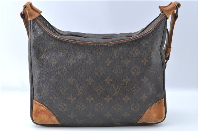 Auth Louis Vuitton Monogram Boulogne 30 Shoulder Cross Bag M52165 LV Junk 4307B