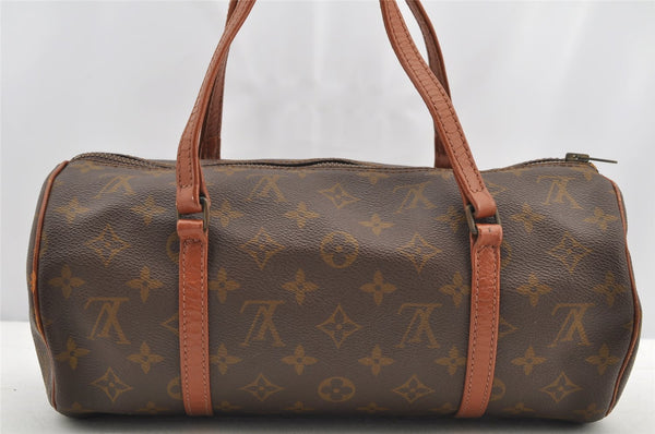 Authentic Louis Vuitton Monogram Papillon 30 Hand Bag Old Model LV 4307I