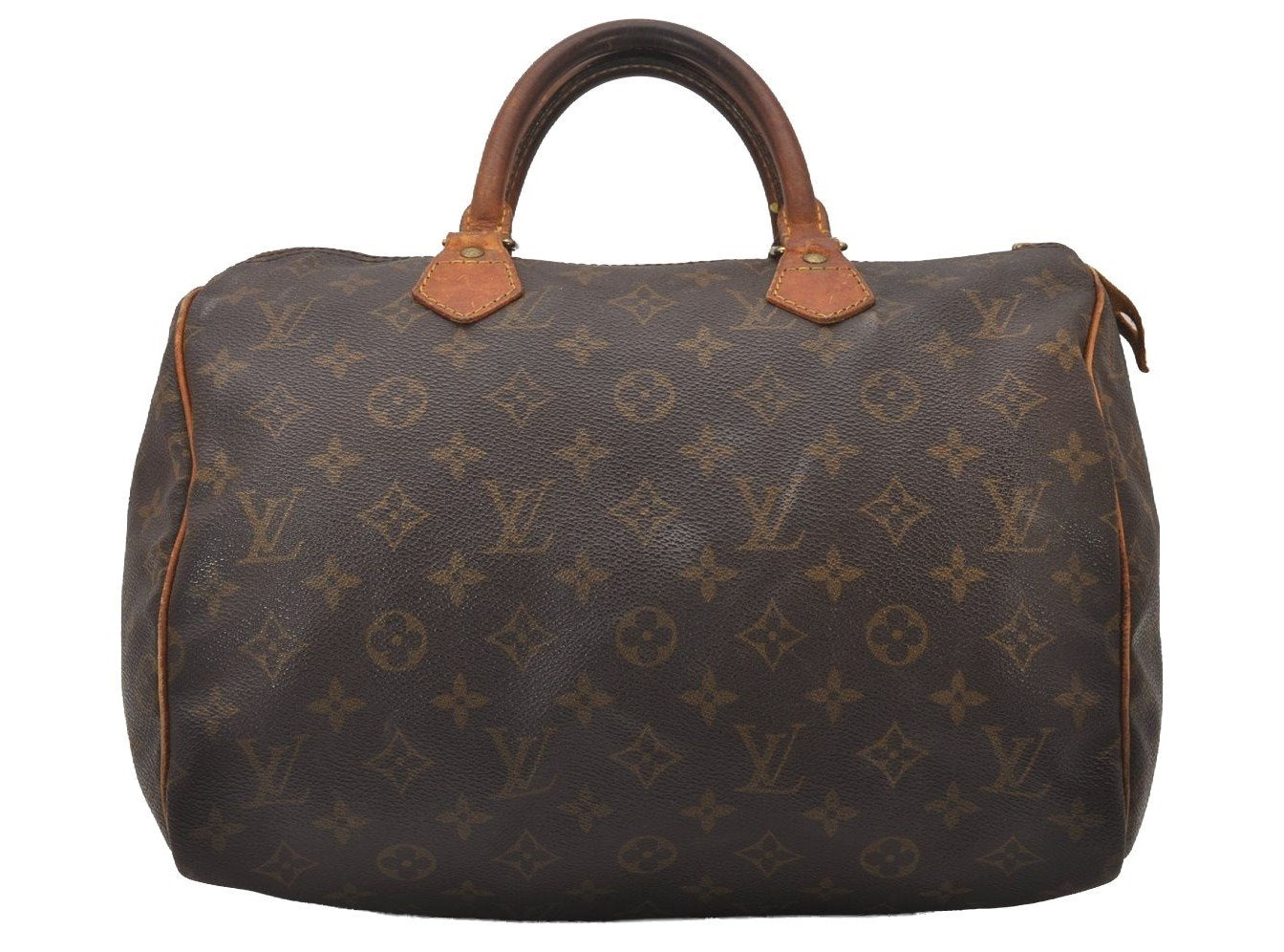 Authentic Louis Vuitton Monogram Speedy 30 Hand Boston Bag M41526 LV Junk 4308I