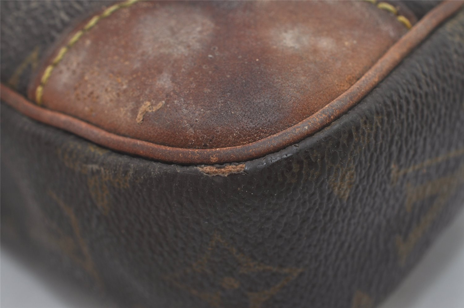 Authentic Louis Vuitton Monogram Marly Dragonne GM M51825 Clutch Hand Bag 4310I