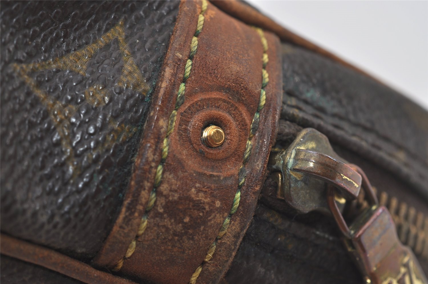 Authentic Louis Vuitton Monogram Marly Dragonne GM M51825 Clutch Hand Bag 4310I