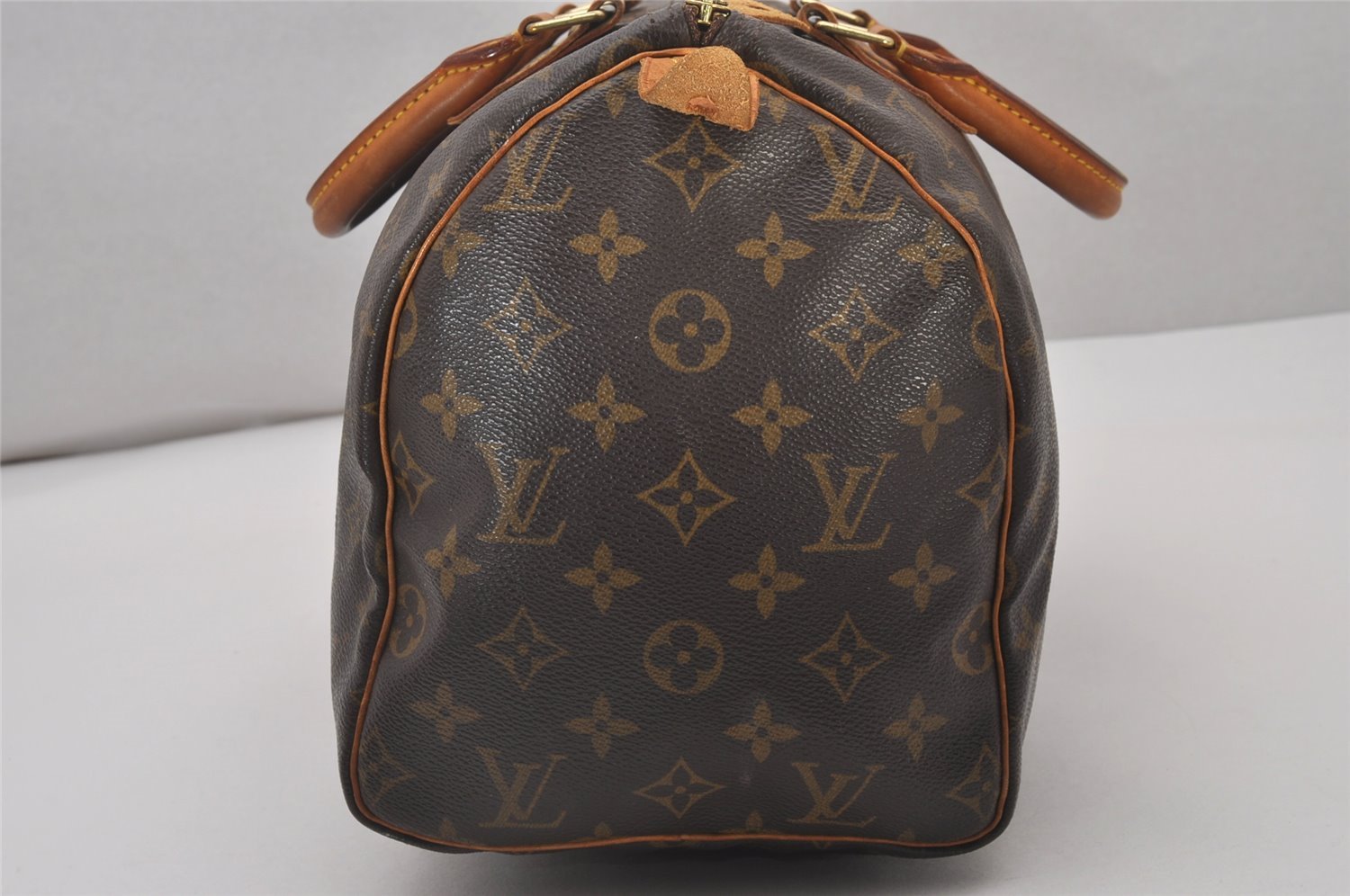 Authentic Louis Vuitton Monogram Speedy 30 Hand Boston Bag M41526 LV 4312I