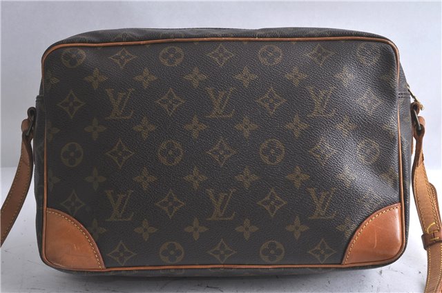 Auth LOUIS VUITTON Monogram Trocadero 30 Shoulder Cross Body Bag M51272 LV 4313C