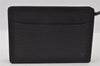 Authentic Louis Vuitton Epi Pochette Homme Clutch Hand Bag Black M52522 LV 4313I