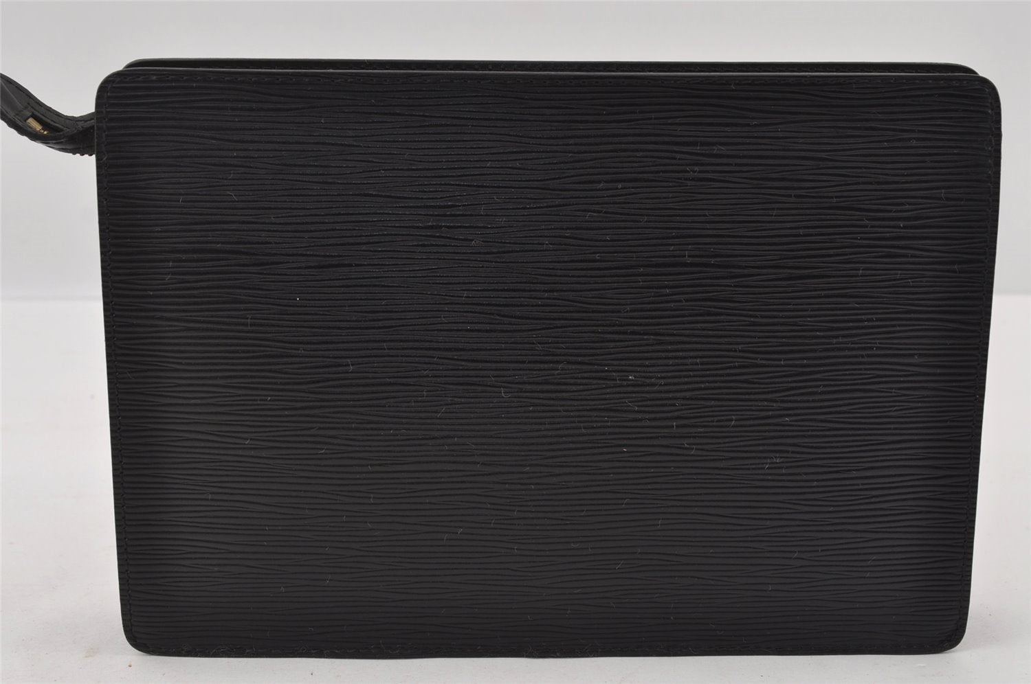 Authentic Louis Vuitton Epi Pochette Homme Clutch Hand Bag Black M52522 LV 4313I