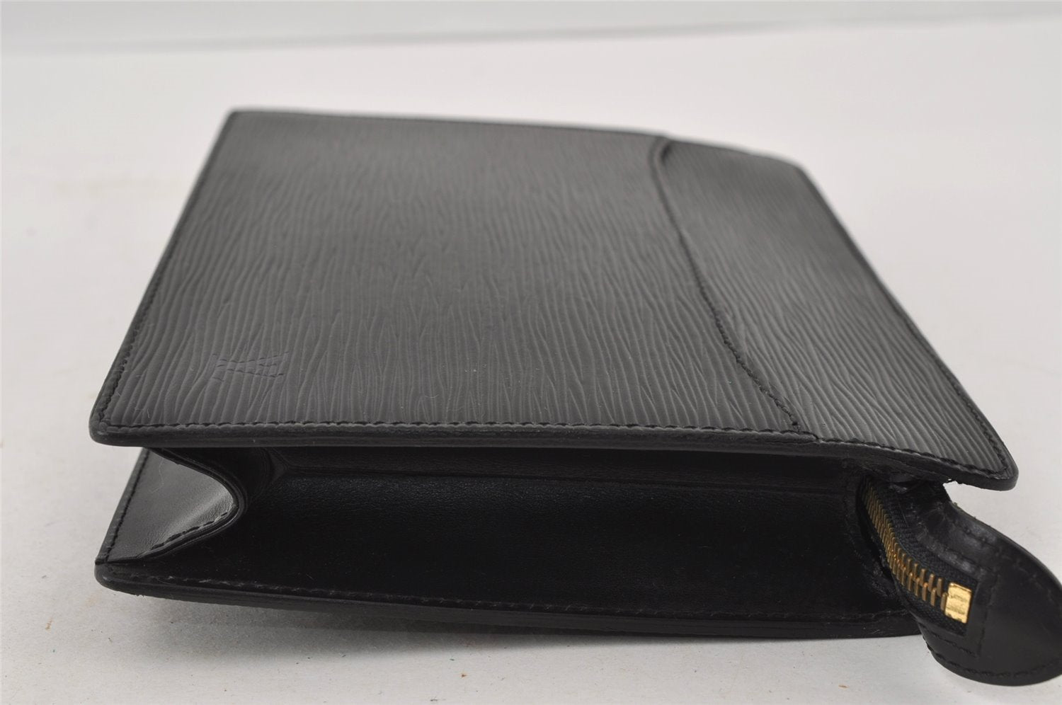 Authentic Louis Vuitton Epi Pochette Homme Clutch Hand Bag Black M52522 LV 4313I