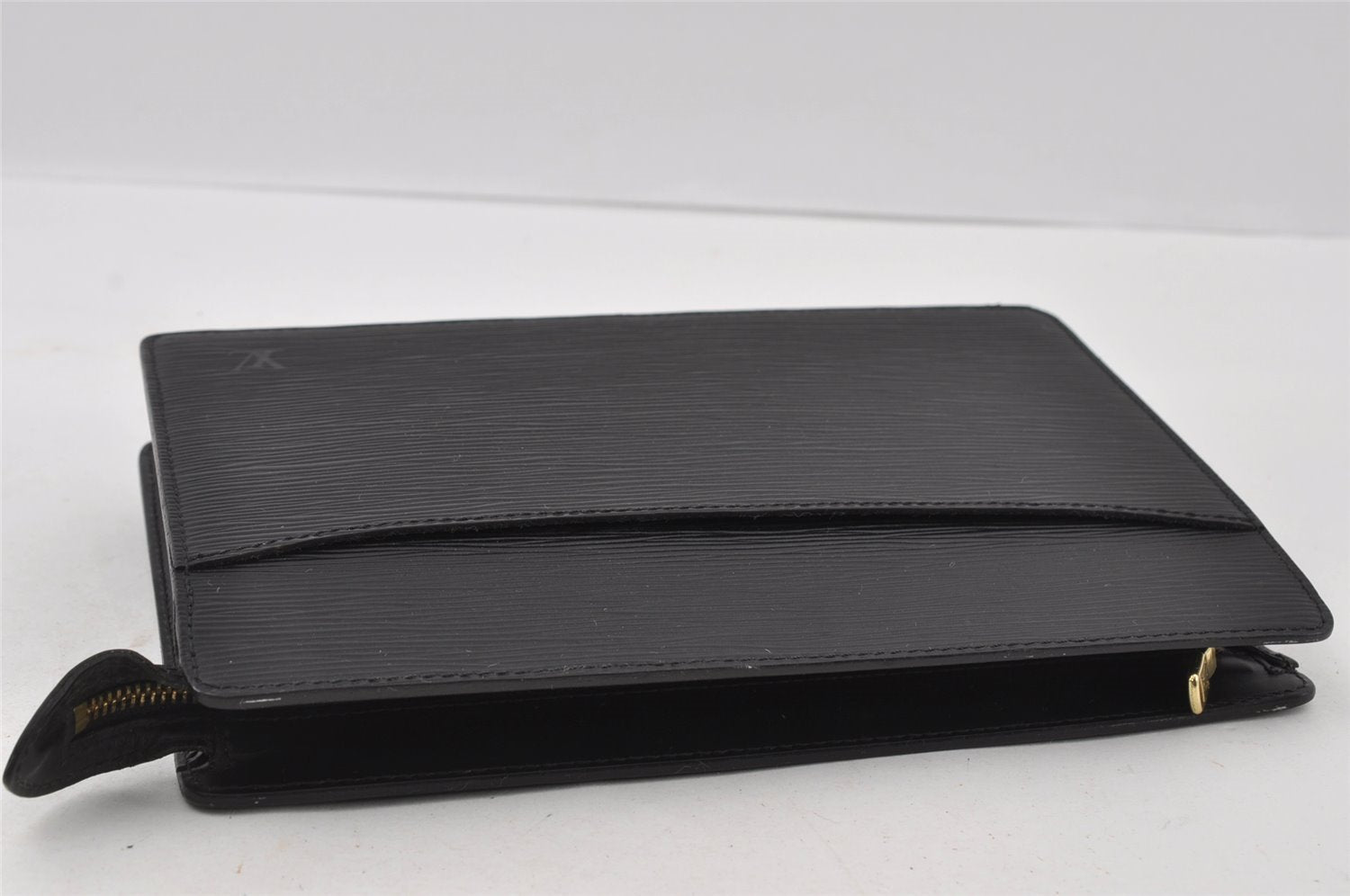 Authentic Louis Vuitton Epi Pochette Homme Clutch Hand Bag Black M52522 LV 4313I