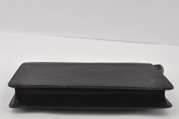 Authentic Louis Vuitton Epi Pochette Homme Clutch Hand Bag Black M52522 LV 4313I