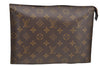 Auth Louis Vuitton Monogram Poche Toilette 26 Cosmetics Pouch Old Model LV 4314I