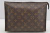 Auth Louis Vuitton Monogram Poche Toilette 26 Cosmetics Pouch Old Model LV 4314I