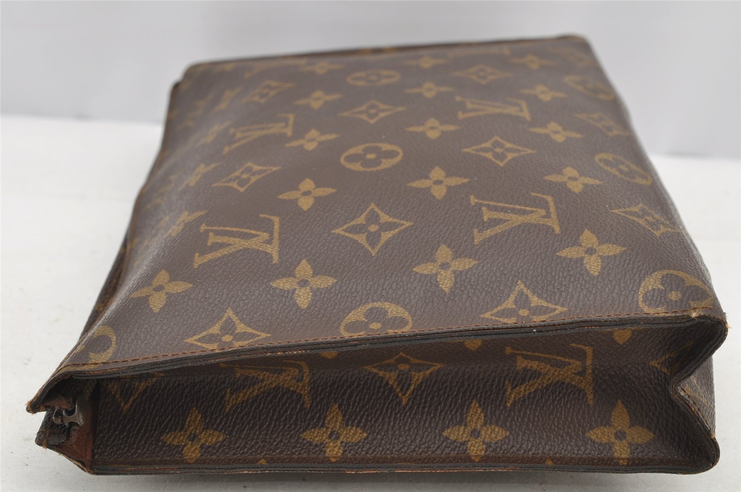 Auth Louis Vuitton Monogram Poche Toilette 26 Cosmetics Pouch Old Model LV 4314I