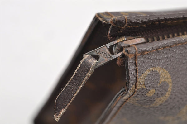 Auth Louis Vuitton Monogram Poche Toilette 26 Cosmetics Pouch Old Model LV 4314I