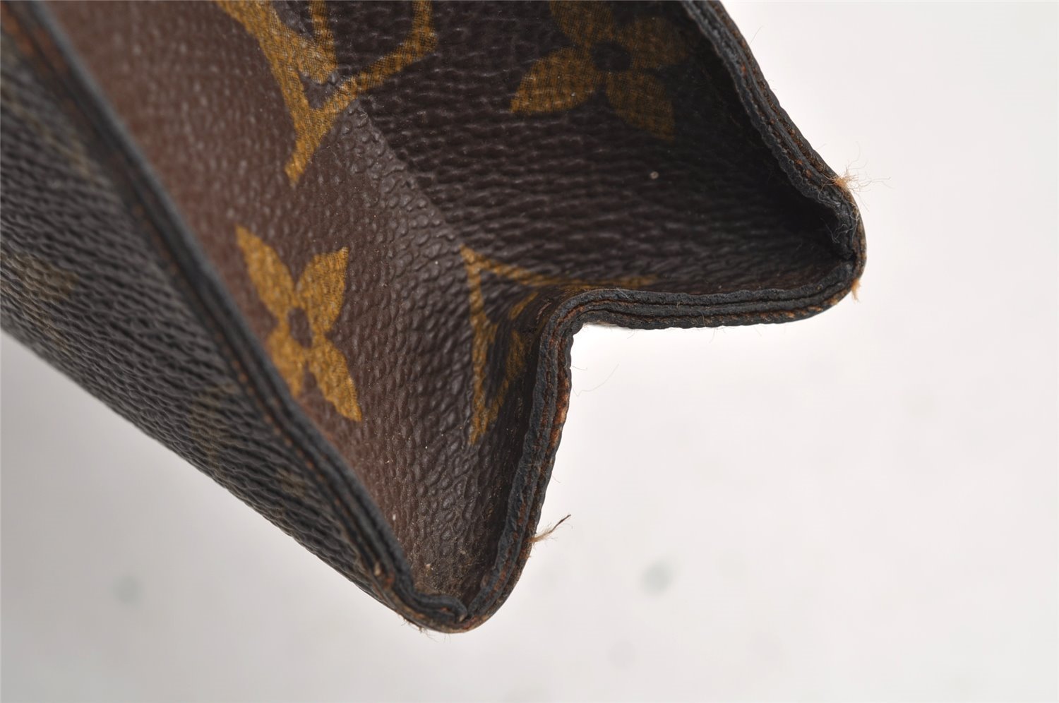 Auth Louis Vuitton Monogram Poche Toilette 26 Cosmetics Pouch Old Model LV 4314I