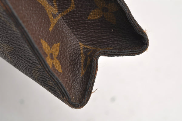 Auth Louis Vuitton Monogram Poche Toilette 26 Cosmetics Pouch Old Model LV 4314I