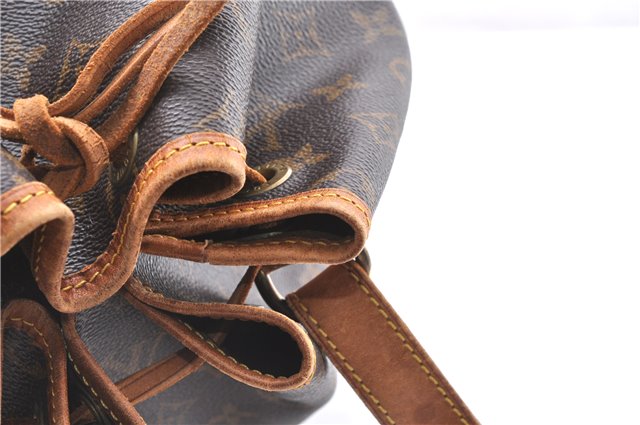 Authentic Louis Vuitton Monogram Noe Shoulder Drawstring Bag M42224 LV 4315F