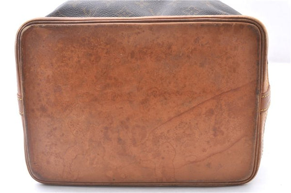 Authentic Louis Vuitton Monogram Noe Shoulder Drawstring Bag M42224 LV 4315F