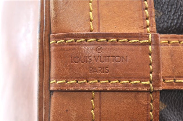 Authentic Louis Vuitton Monogram Noe Shoulder Drawstring Bag M42224 LV 4315F